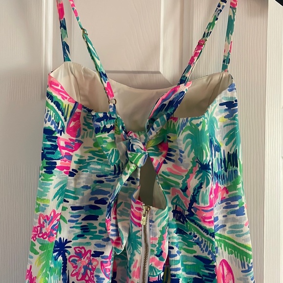 Lily Pulitzer shift dress with tie back - Picture 2 of 4